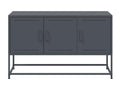 Mobile TV antracite 100,5x39x60,5 cm acciaio BYKO80557