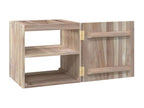 Armadio murale da bagno 41x38x40 Mobile in teck solido JNJQ29805