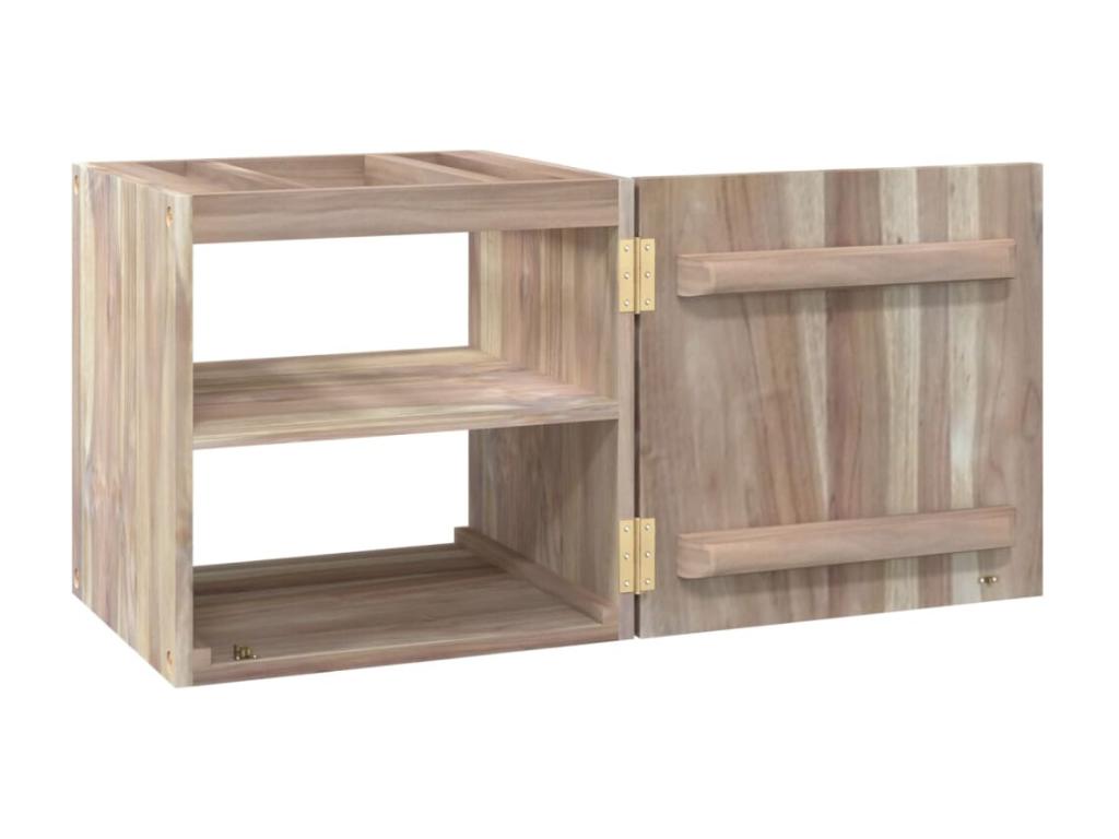 Armadio murale da bagno 41x38x40 Mobile in teck solido JNJQ29805