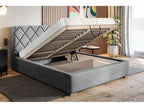 Mobenze Lit rembourré 180x200 Mobenze - Lit double con Rangement Lit 140x200 cm Verde Mobenze 19 PTBG27480