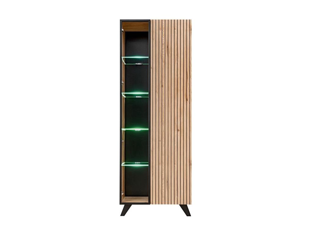 Vetrina alto design Mobenze – 2 porte con illuminazione LED integrata BNTM76015