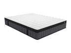 Materasso 140x190 cm ibrido ressorts ensachés 7 zone et mémoire de forme rafraichissante ép.25cm - Mobenze LNZZ12530