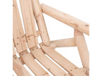 Set salotto Ensemble de Garden 3 pezzi in legno massiccio d'épicéa ZXZZ86955