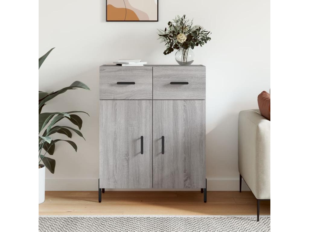 Credenza Mobenze grigio 69,5x34x90 cm Mobenze d'ingénierie RZQR22272