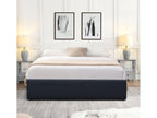 Letto contenitore nero Mobenze 180x200 cm con gambe et 14 Mobenze facile à monter et entretenir AOQV05424