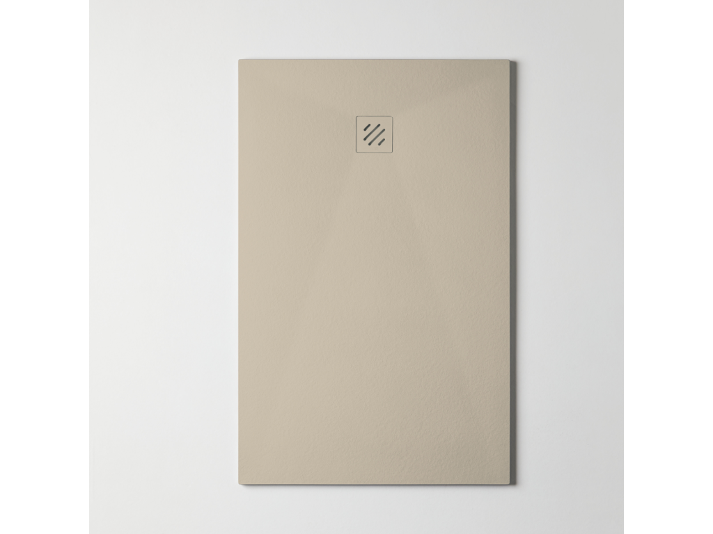 Contenitore per doccia extraplat Mobenze - Texture Mobenze en Mobenze Poliestere Beige - L170xl80xh2.6cm - Mobenze AQMK74228