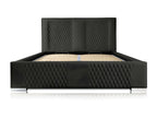 Letto contenitore 160x200 coloris nero - Collezione Mobenze EKLD84708