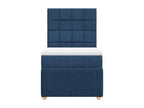 Sommier à Mobenze de lit con Materasso Blu 80x200 cm Tissu FWPV96766