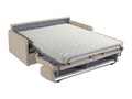 Divano trasformabile 3 posti PINPAI in tessuto beige - Divano 140 cm - Materasso 14 cm Luxameub LHAP07671
