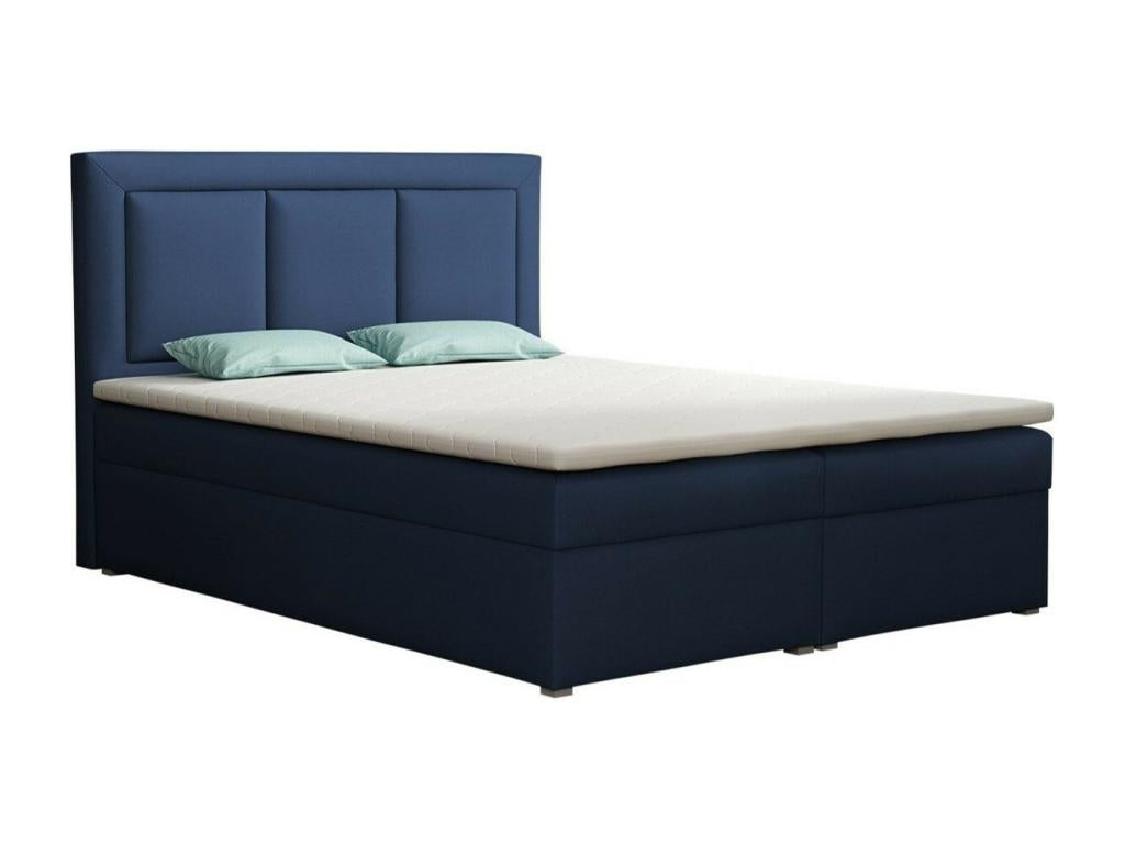 Letto continentale Mobenze 112 Matrimoniale Continental Blu 140x200 Tapisserie 140x215x115cm RIRJ14380