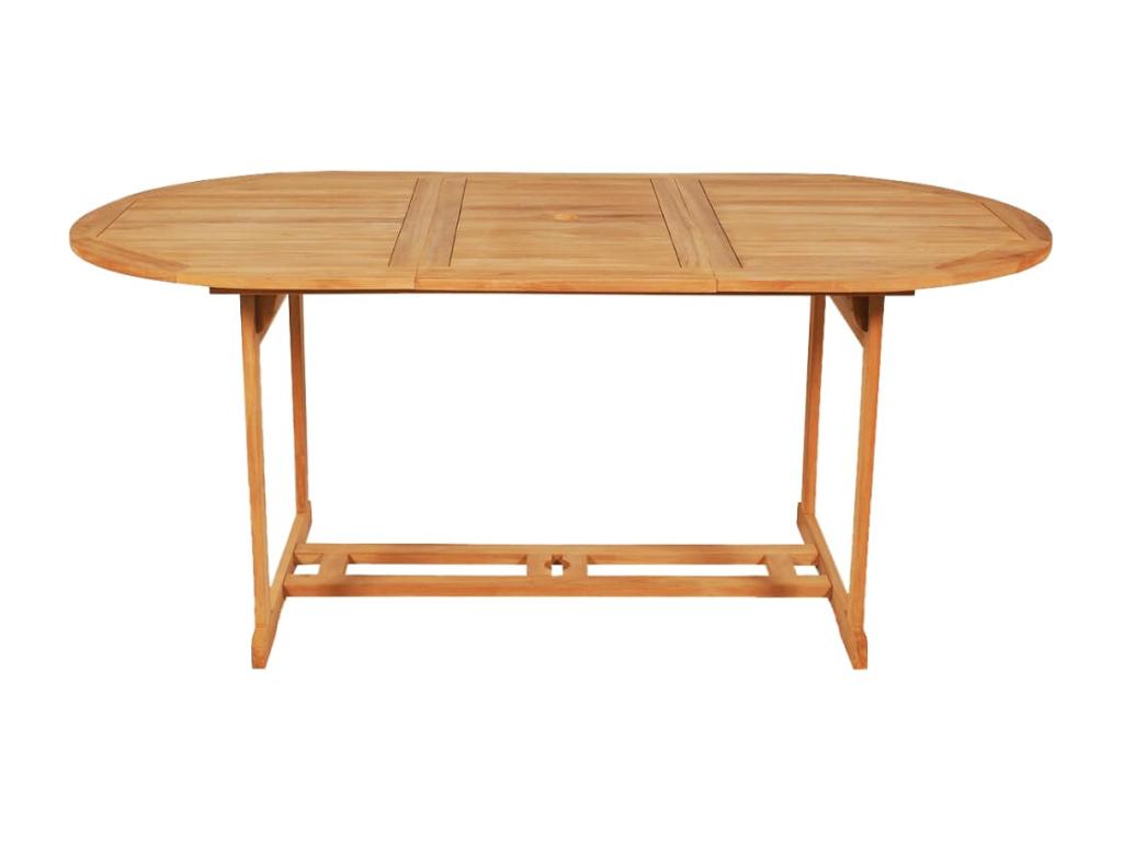 Set salotto da giardino 9 pezzi Mobenze de teck massiccio JYBA55285