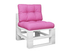 Coussins de palette 2 pezzi tessuto rosa FVDD72004