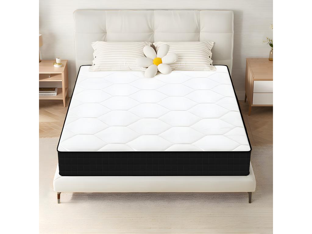 Materasso 160x200 cm Mousse - épaisseur 15 cm - Materasso mémoire de forme de 2 posti XHTU55674