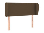 Testiera con oreilles Marrone Foncé 83x23x78/88 cm Tissu MWLM22646