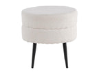 Pouf bianco, 40 x 40 x 40 cm