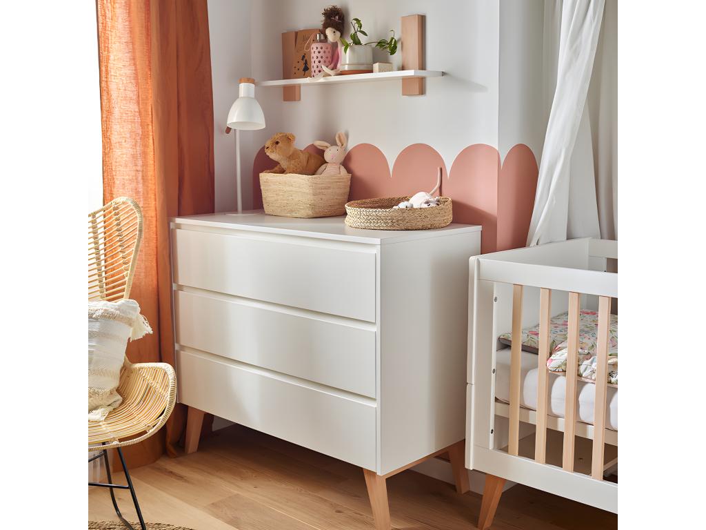 Cassettiera bianca