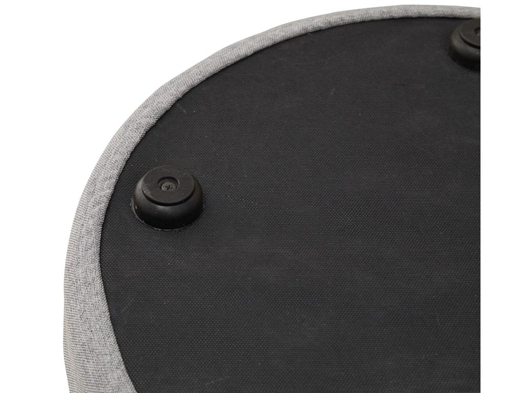 Pouf con gambe riposanti Plat Tissu Mobilier Vintage 25x45x45 JXIO11965