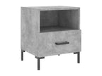 Comodini 2 pezzi in cemento grigio 40x35x47,5 Mobenze d'ingénierie SHDA73406
