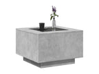 Tavolo basso con LED grigio cemento 60x60x40 cm Mobenze d'ingénierie MFAL21129