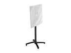 Tavolo Ensemble haute stratifié marmo e 2 chaises hautes grey DSKN40647