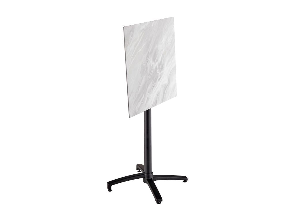 Tavolo Ensemble haute stratifié marmo e 2 chaises hautes grey DSKN40647