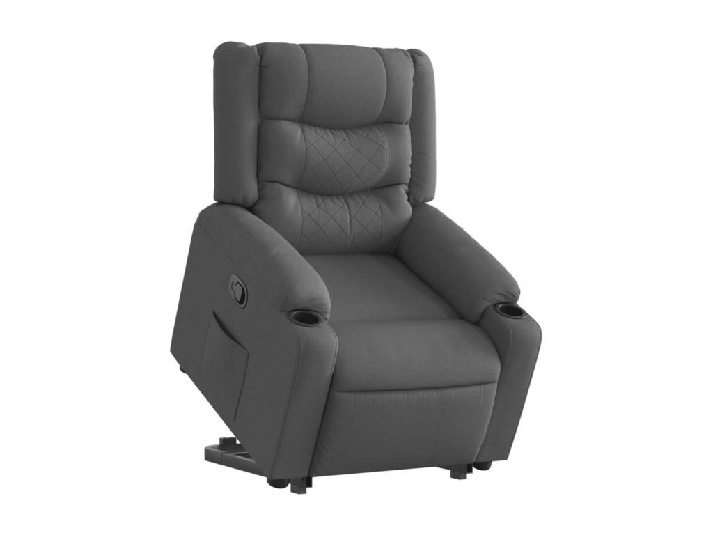 Poltroncina inclinabile Grigio foncé Tissu VMRL93877