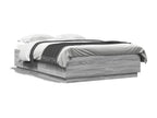 Struttura letto con LED Mobenzeères Mobenze grigio 140x200 CXSC01575