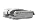 Struttura letto grigia, 140 x 200 cm - dlz1766571545416