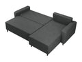 Divano d'angolo Boislis 102 Blu Fonction de couchage bedding box 236x148x99cm GYDZ99820