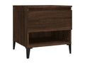 Tavolo d'appoint Chêne marrone 50x46x50 cm Bois d'ingénierie ZRNF88210