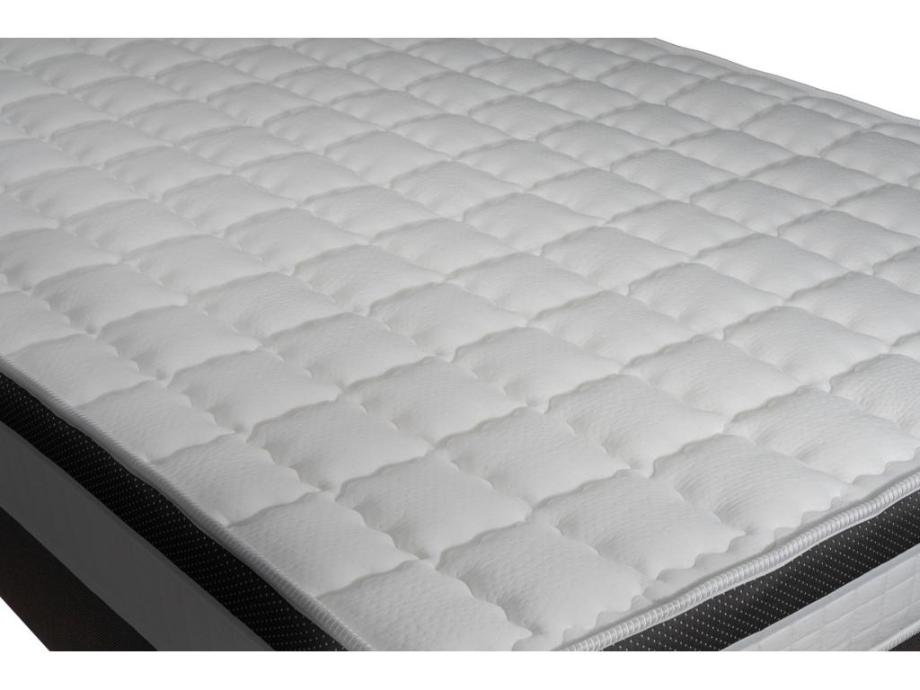 Ensemble Mobenze 90x190 Mémoire de forme 3 zone sommier nero SGNA85137