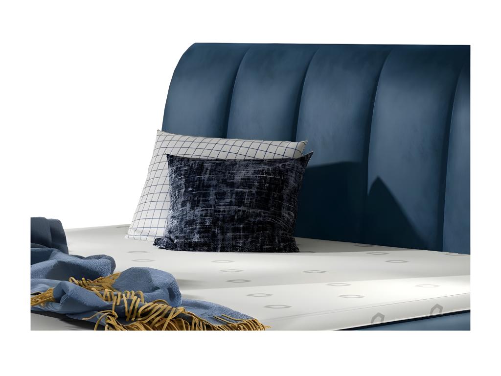 Letto continentale imbottito Mobenze blu Mobenze-160x200 UBVN25145