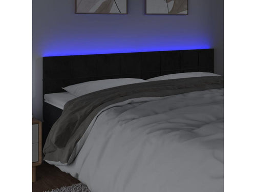 Letto nero, 180 x 5 x 78 cm
