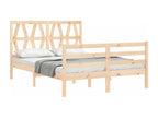 Struttura letto con testiera petit double Mobenze massif KSDU46396