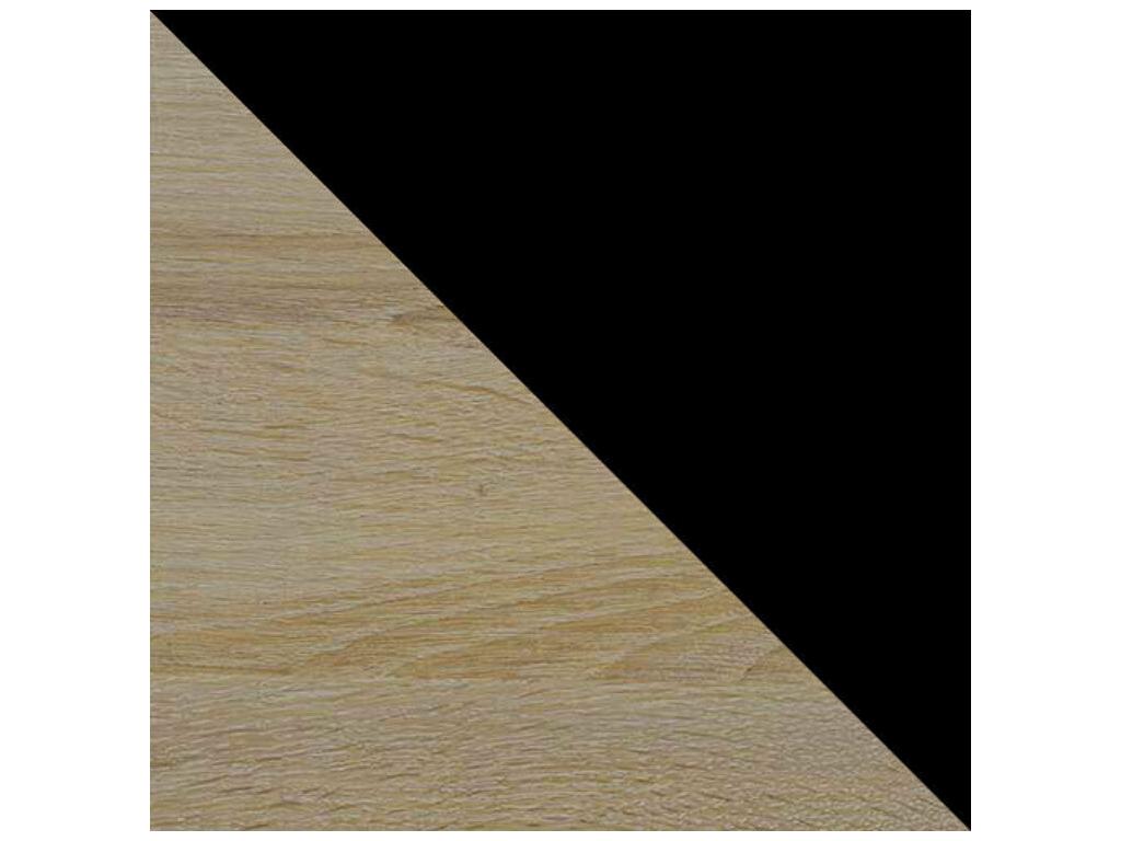 Tavolo Mobenze 125 Nero - Mobenze chêne 76x80x120cm Allongement Stratifié Mobenze WKSQ14598