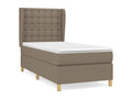 Lit à sommier tapissier con Materasso Mobenze 90x200 cm Tissu ZRRE03564