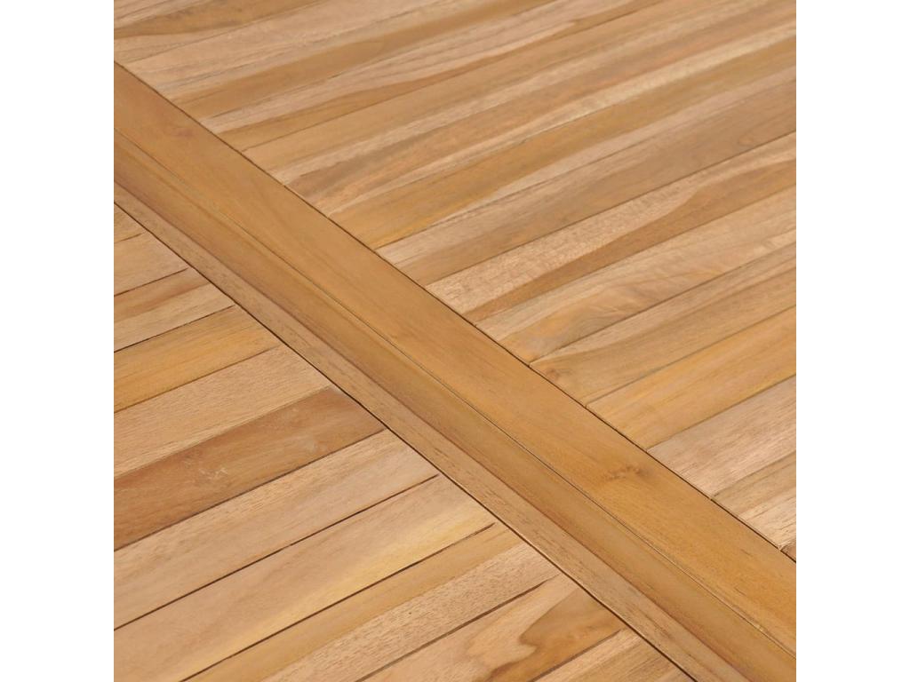 Tavolo da giardino 150x90x77 cm Mobenze de teck solide VUUX57211