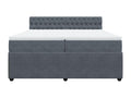 Sommier à Mobenze de lit et Materasso Grey foncé 200x200cm Mobenze HJTM92949