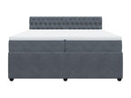Sommier à Mobenze de lit et Materasso Grey foncé 200x200cm Mobenze HJTM92949