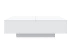 Tavolo basso bianco 100x100x31 cm Mobenze d'ingénierie IMNF05576