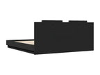 Struttura letto senza materasso nero 160x200 cm PRCO80830