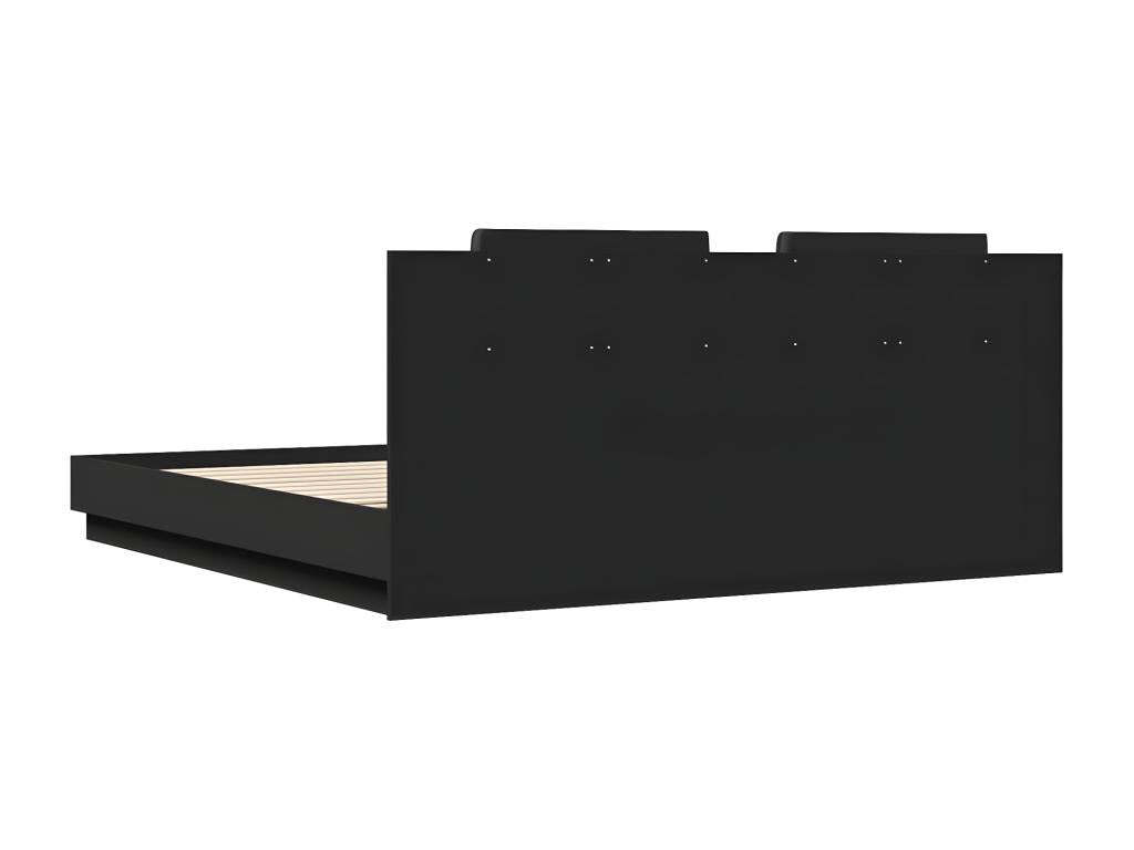 Struttura letto senza materasso nero 160x200 cm PRCO80830