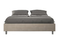 Lit sans sommier rembourré 160x190 microfibra sabbia Mobenze CZKA05047