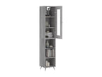 Credenza haut Mobenze grigio 34,5x34x180 cm Mobenze d'ingénierie VRLM29226