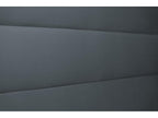 Tete de lit Lignes Mobenze Grigio antracite L 140 cm - Ep 10 cm rembourré IFNH47438