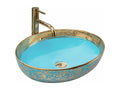 Vasque À Poser Mobenze Blu Oro ECRV97074