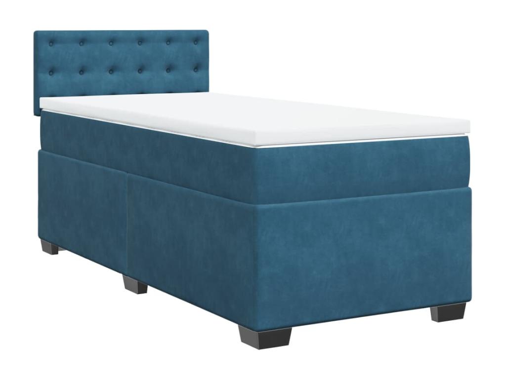 Sommier à Mobenze de lit con Materasso blu 90x190 cm Mobenze LZNL99878