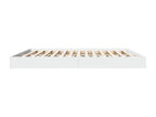 Struttura letto in legno ingegnerizzato bianco, 180 x 200 cm