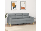 Divano à 3 posti Grigio chiaro 180 cm Tissu DLSY17636