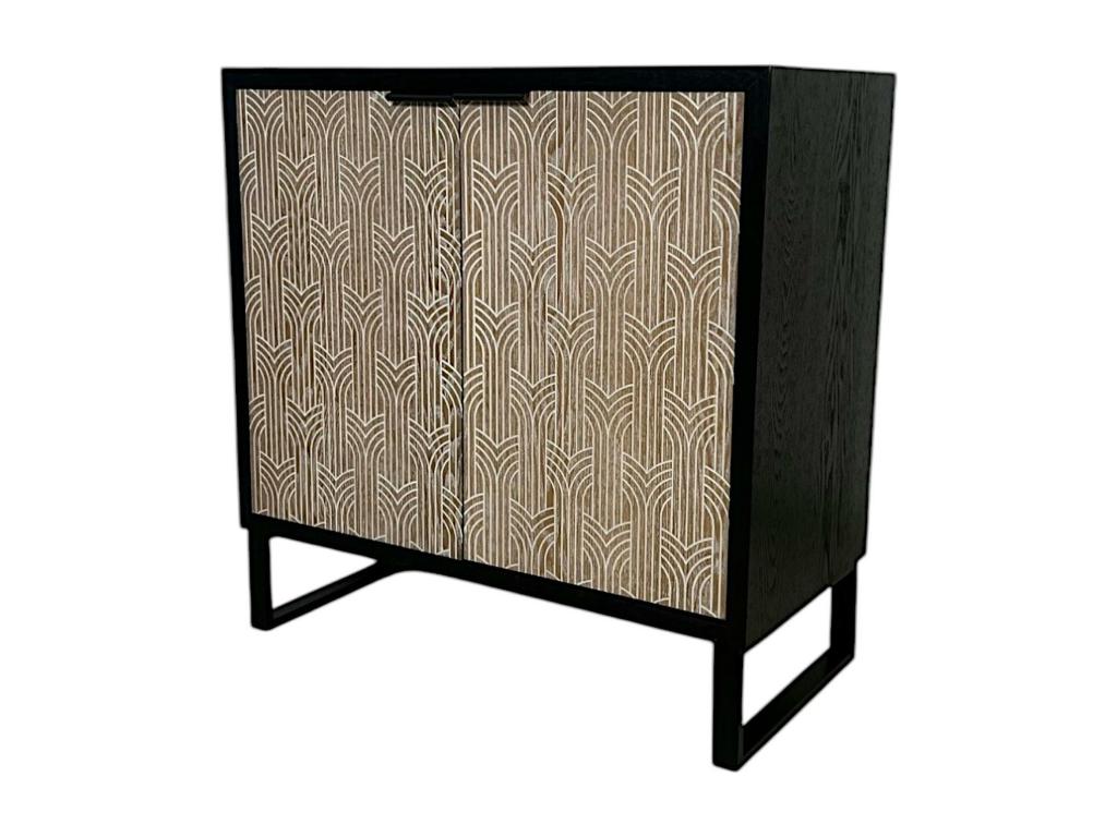 Credenza 2 porte Mobenze et métal decoro orientale SLAR59115